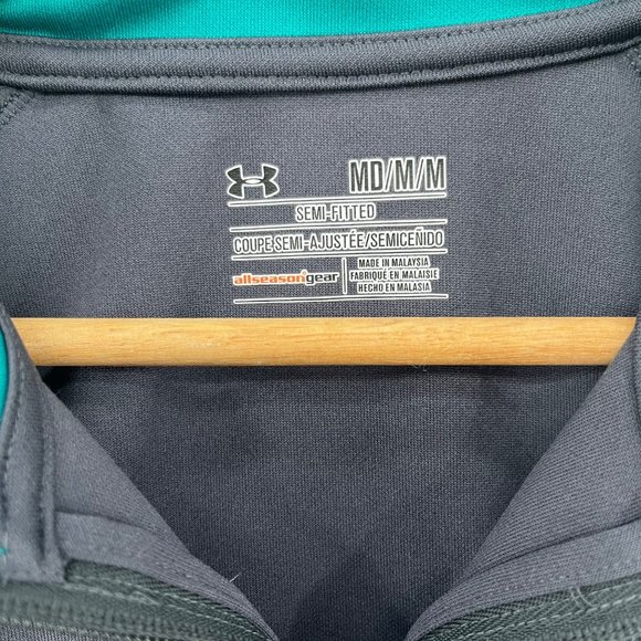 Under Armour Jacket Womens Grey Semi Fitted AllseasonGear Full Zip Size M - Picture 4 of 10